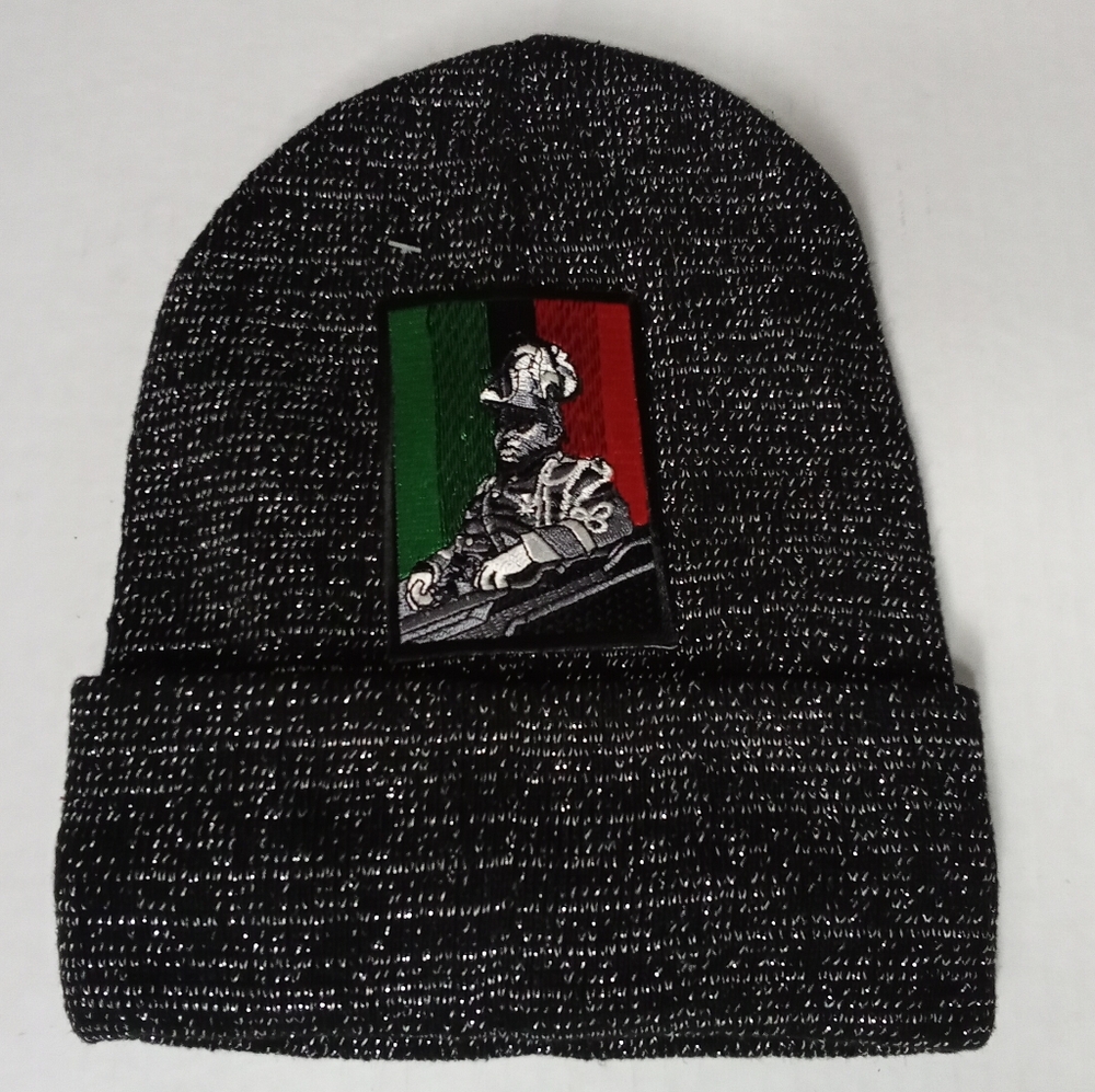 New 1 Marcus Garvey Skull Cap Cuffed Beanie Winter Hat! R B G Flag. OSFM. Unisex
